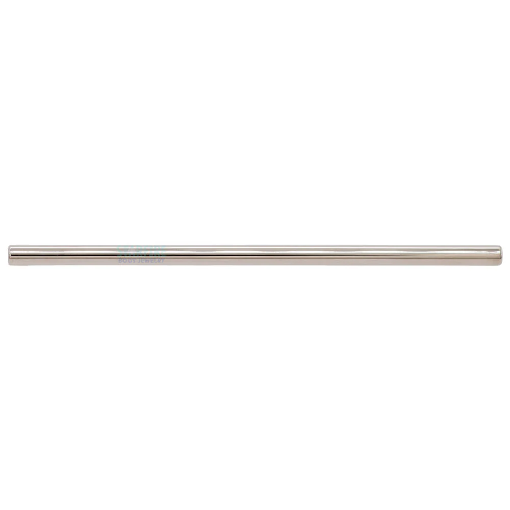 Titanium Threaded Straight Barbell Shaft - 16 ga. - Image 3
