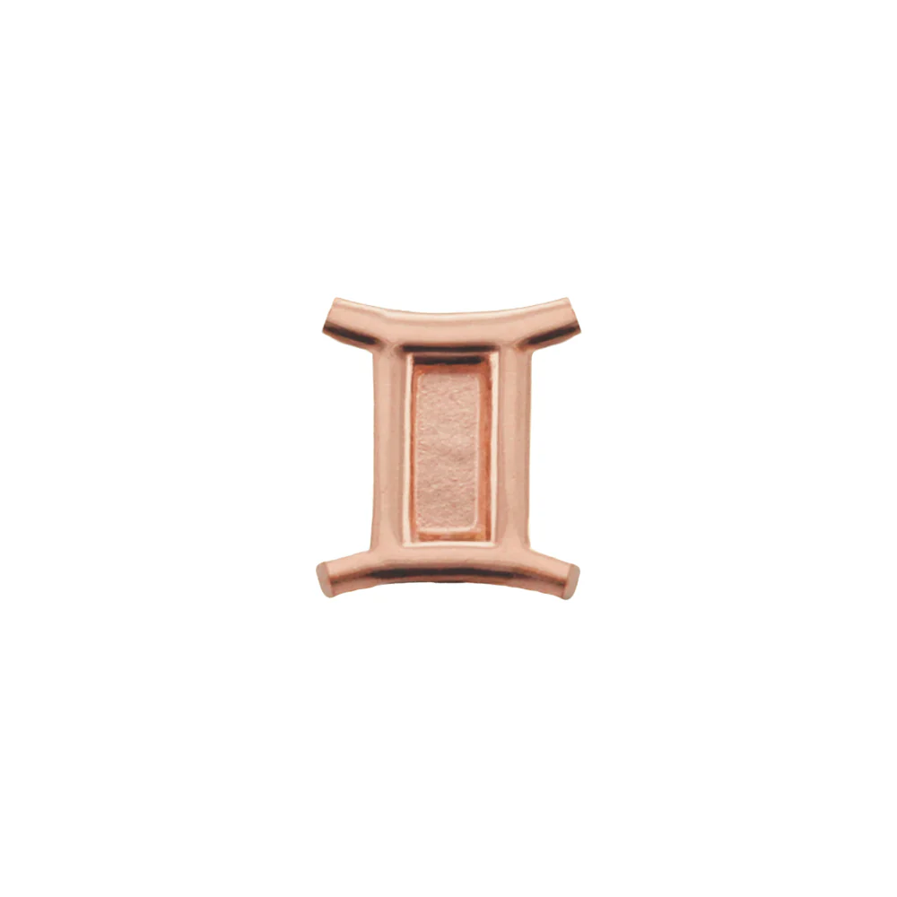 Zodiac Sign Threaded End in Gold - Image 11