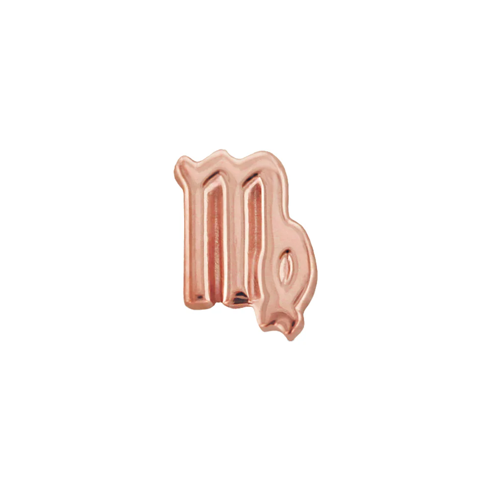 Zodiac Sign Threaded End in Gold - Image 17