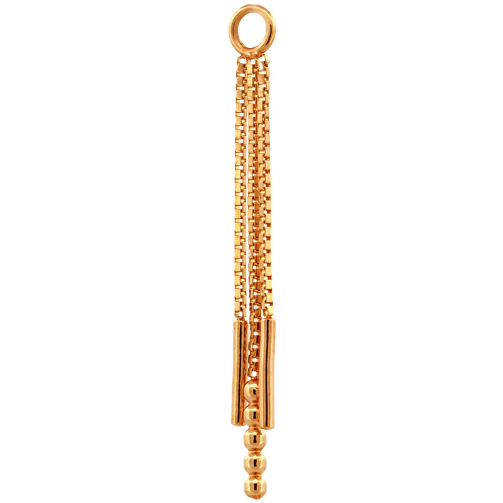 "Goonies" Chain Charm in Gold - Image 2