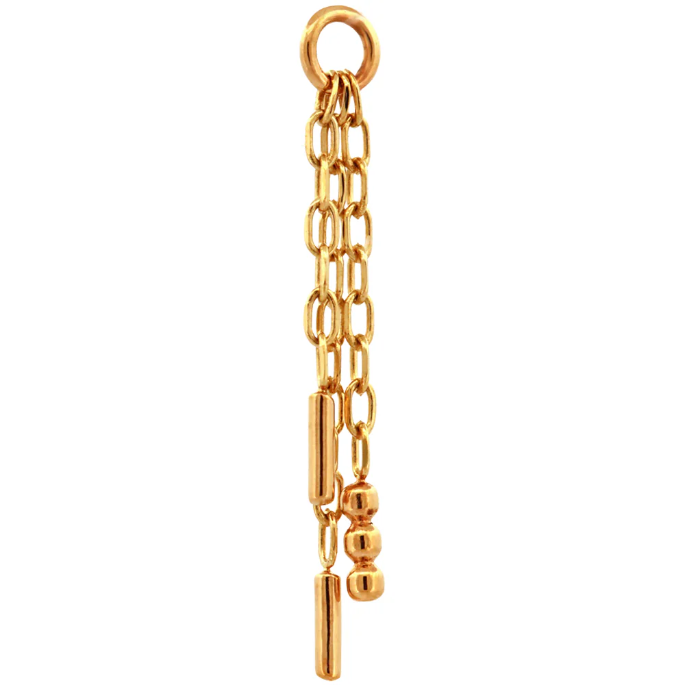 "Goonies" Chain Charm in Gold - Image 3