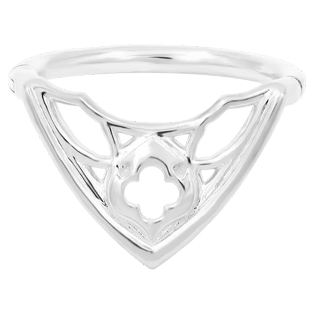 "Cathedral" Hinge Ring / Clicker in Gold