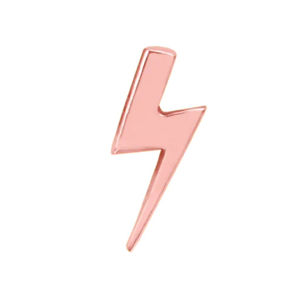 threadless: Lightning Bolt End in Gold - Image 5