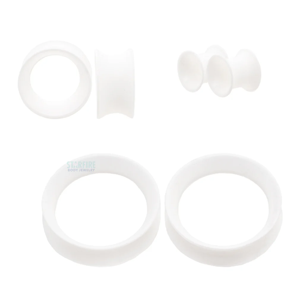 Silicone Skin Eyelets - White
