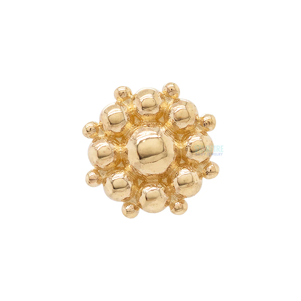 threadless: "Bali Flower" End in Gold & Platinum