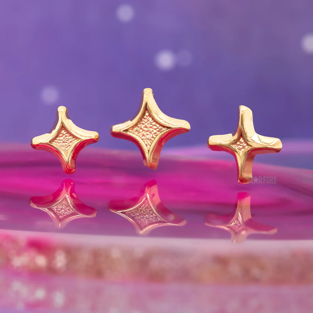threadless: Four Point End in Gold - Image 2