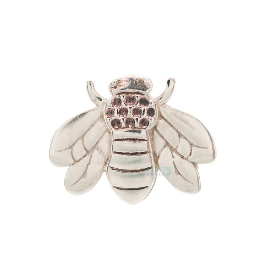Bee Threaded End in Gold - Image 3