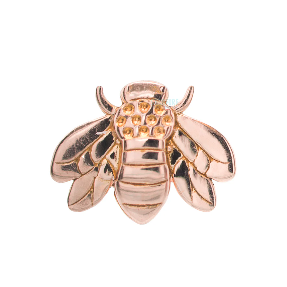 Bee Threaded End in Gold - Image 4