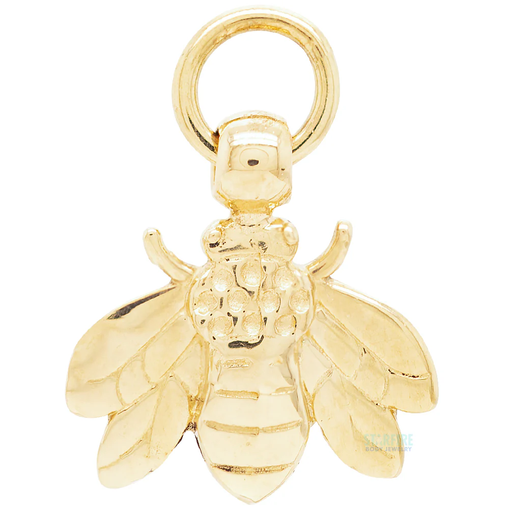 "BEEssential" Charm in Gold