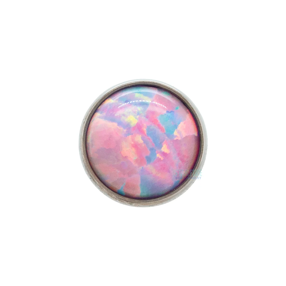 Bezel Set Threaded End with Opal