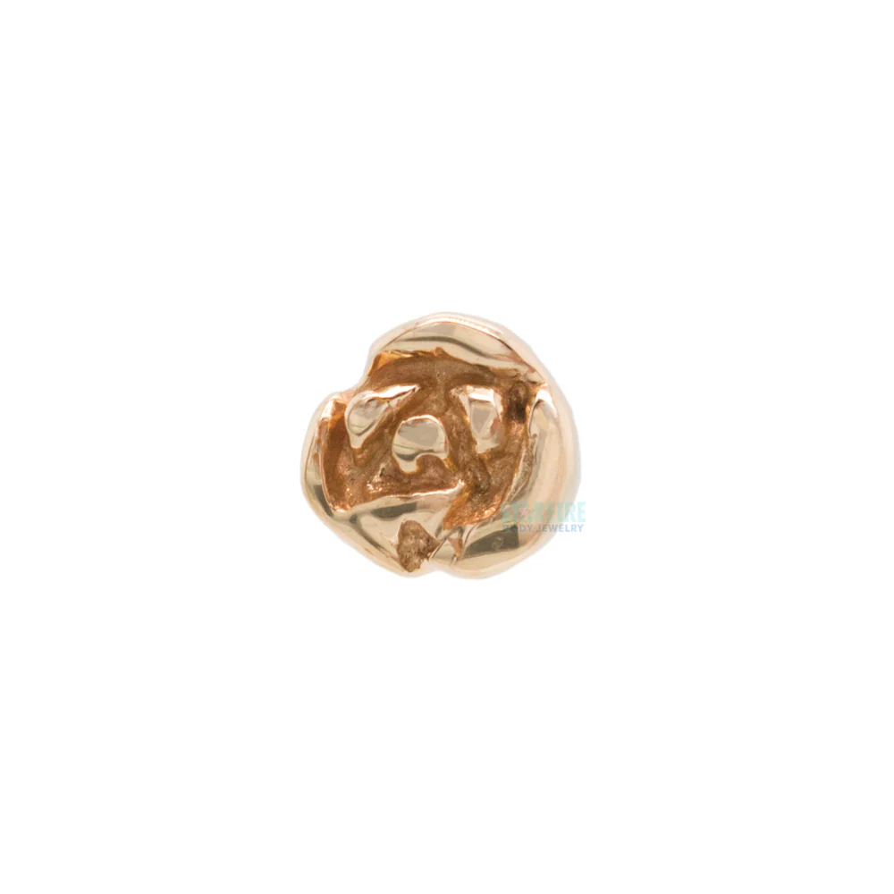 Rose Threaded End in Gold - Image 2