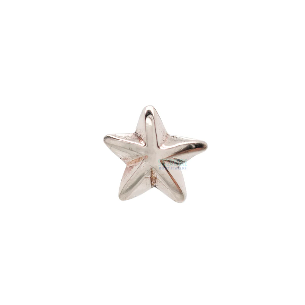 threadless: Beveled Star Pin in Gold - Image 4