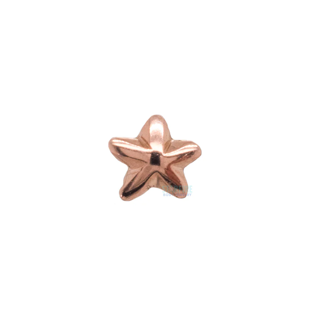 threadless: Beveled Star Pin in Gold - Image 5