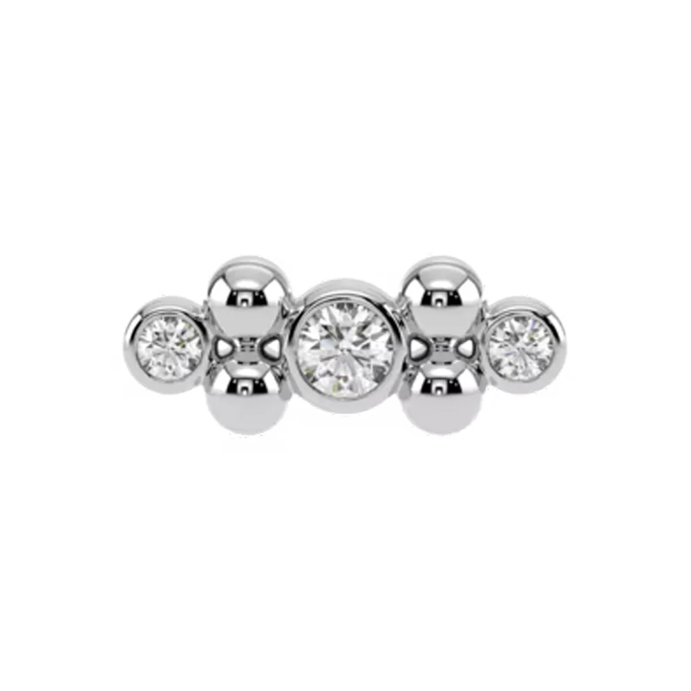 threadless: "Enhance" 'Embellish' Pin with Faceted Gems