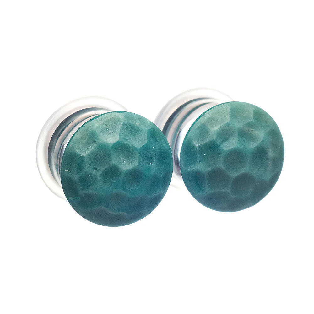 Martele Glass Color Front Plugs - Aqua - Image 2