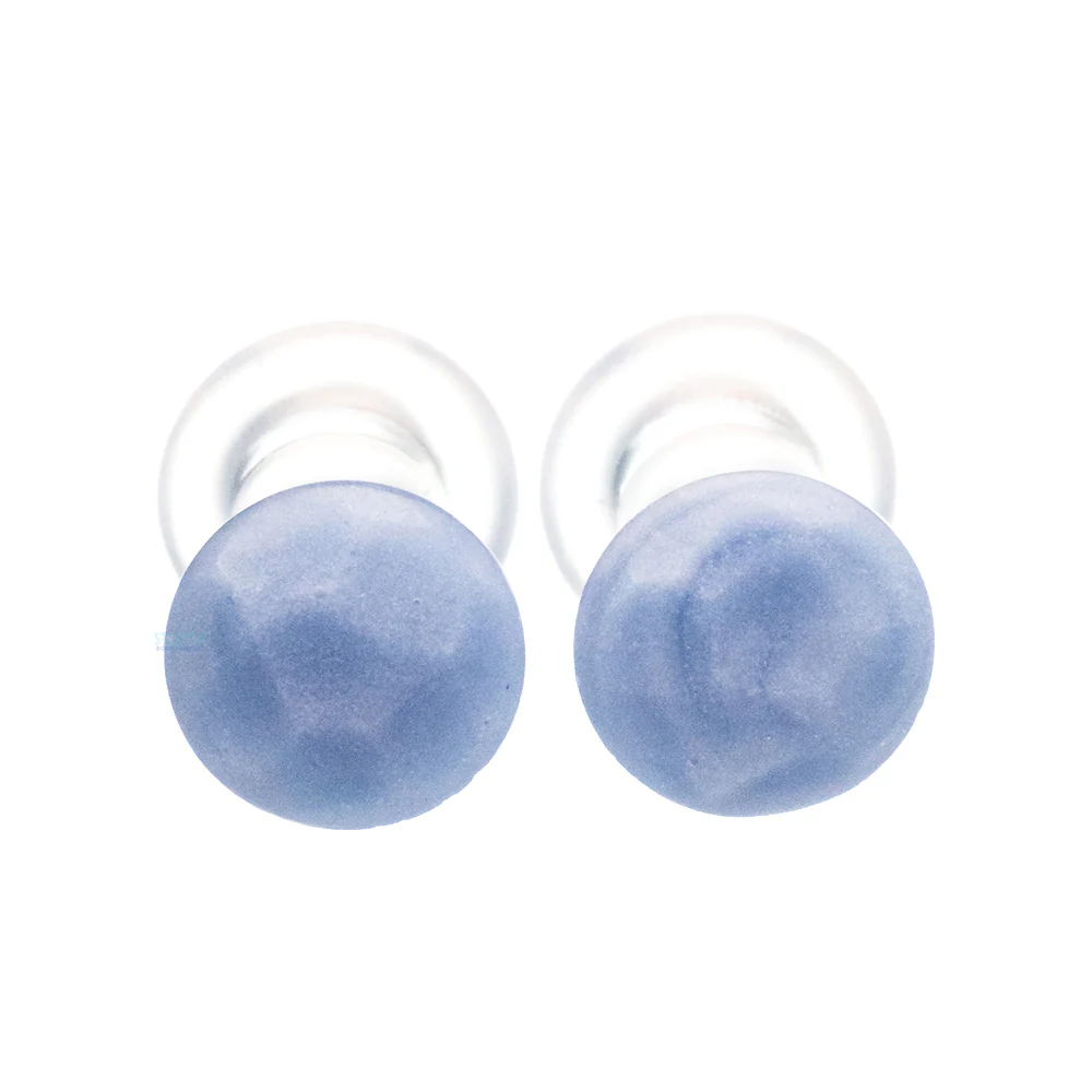 Martele Glass Color Front Plugs - Denim - Image 2
