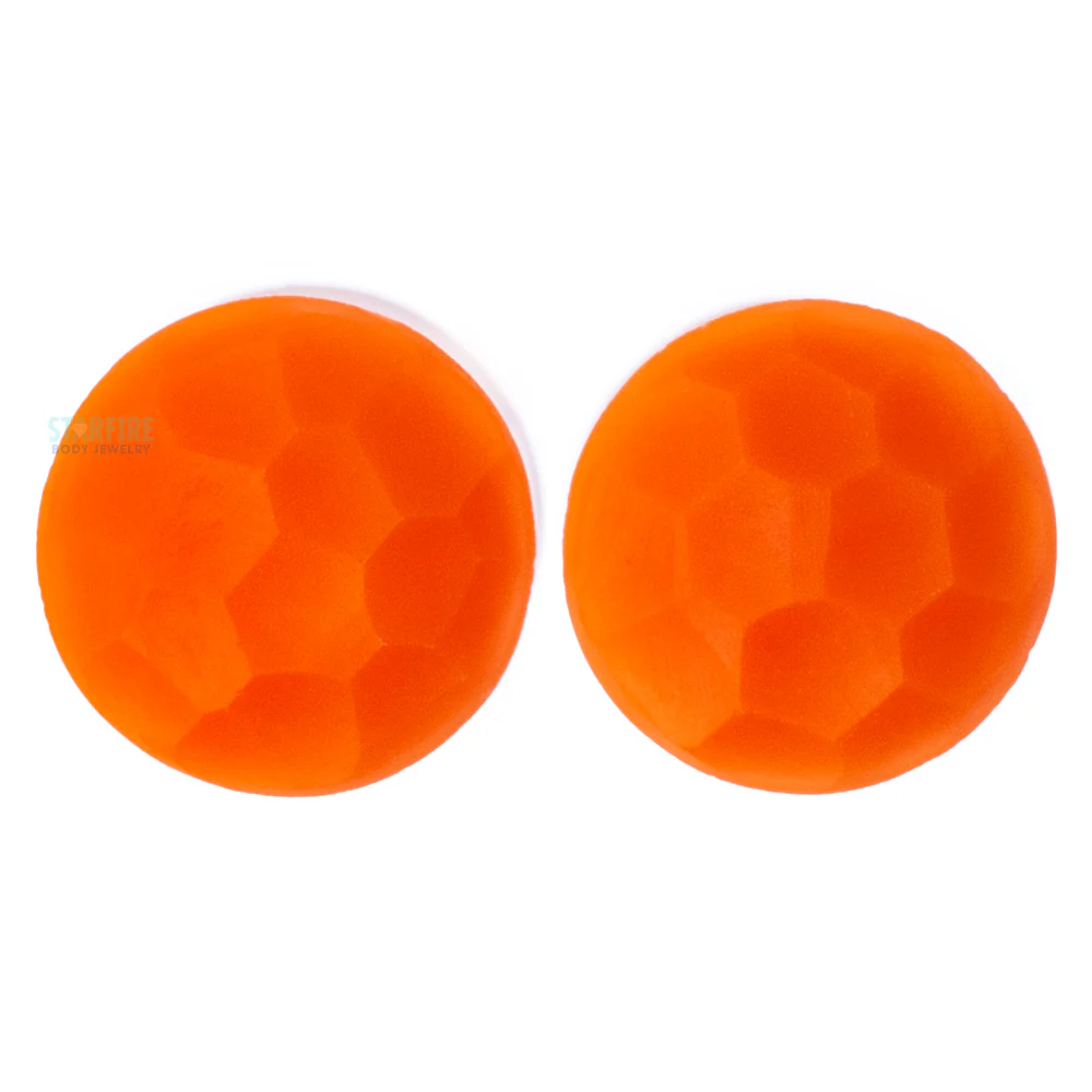 Martele Glass Color Front Plugs - Orange
