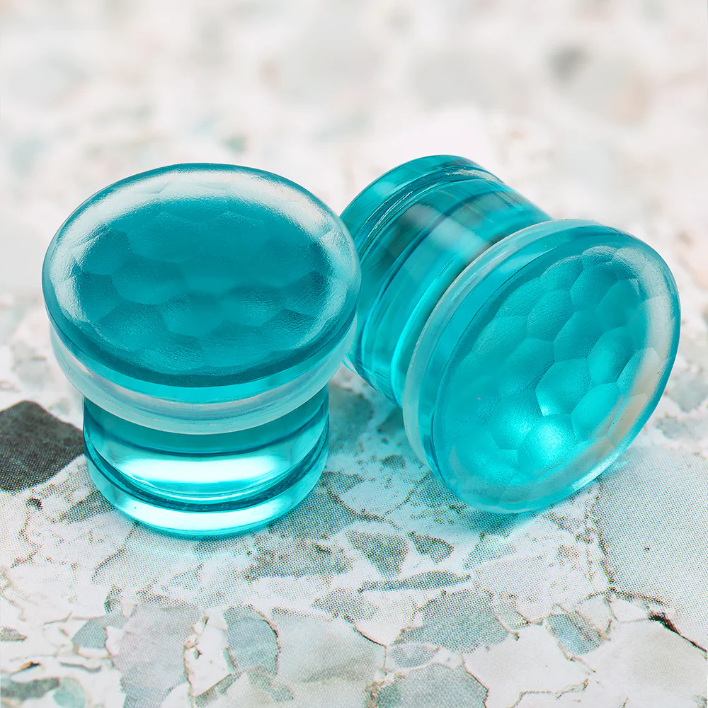 Martele Glass Solid Plugs - Turquoise - Image 2