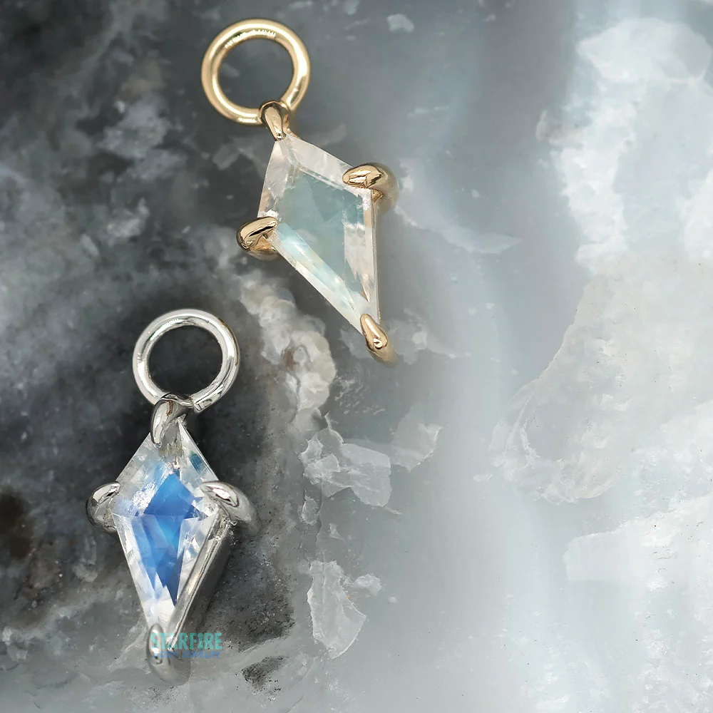 "Jace" Charm in Gold with Gemstone - Image 2