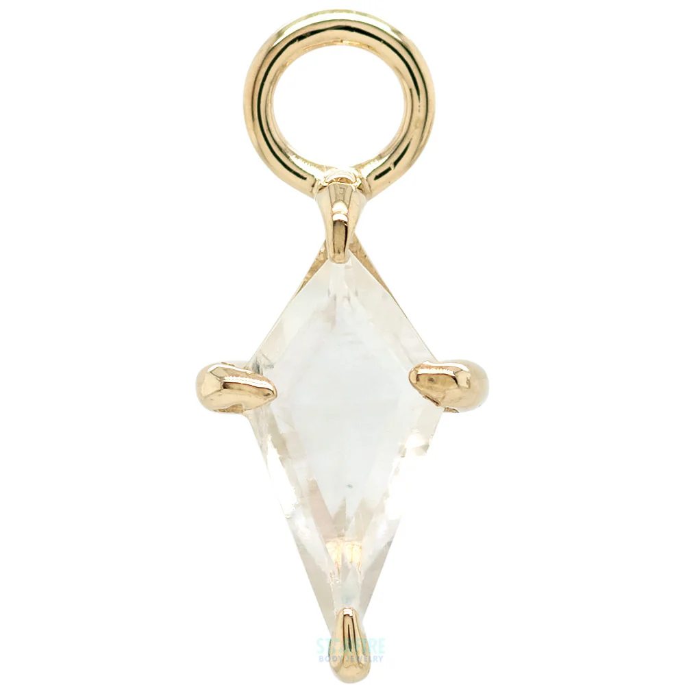 "Jace" Charm in Gold with Gemstone - Image 4