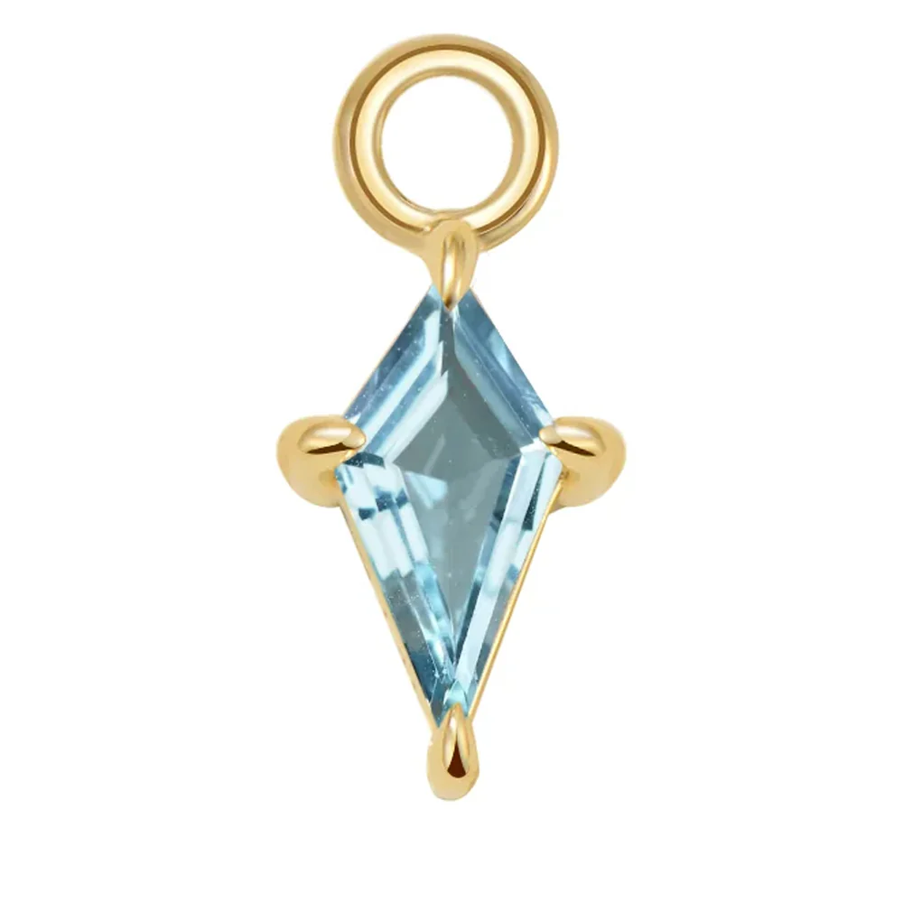 "Jace" Charm in Gold with Gemstone - Image 6
