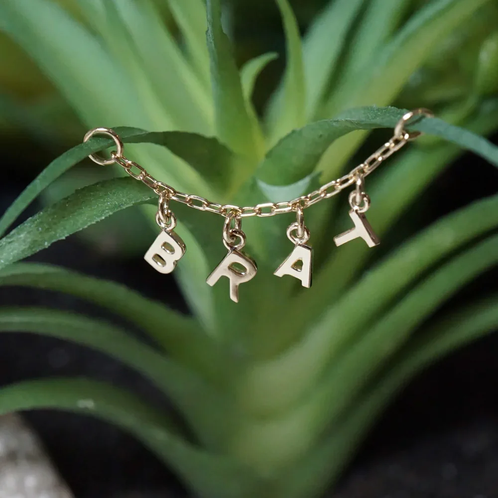 Letter Chain Attachment in Gold - Image 2