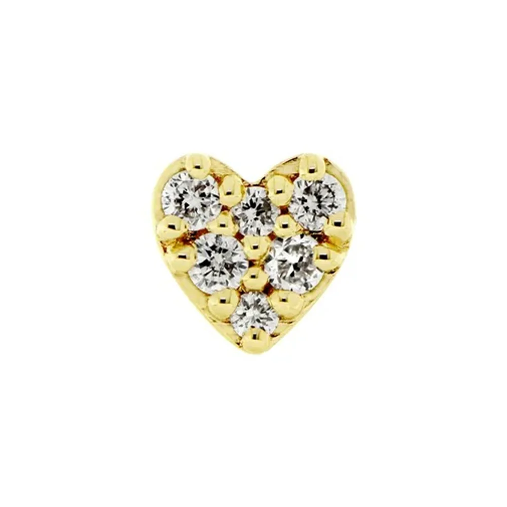 threadless: "Audrey" End in Gold with Diamonds - Image 2