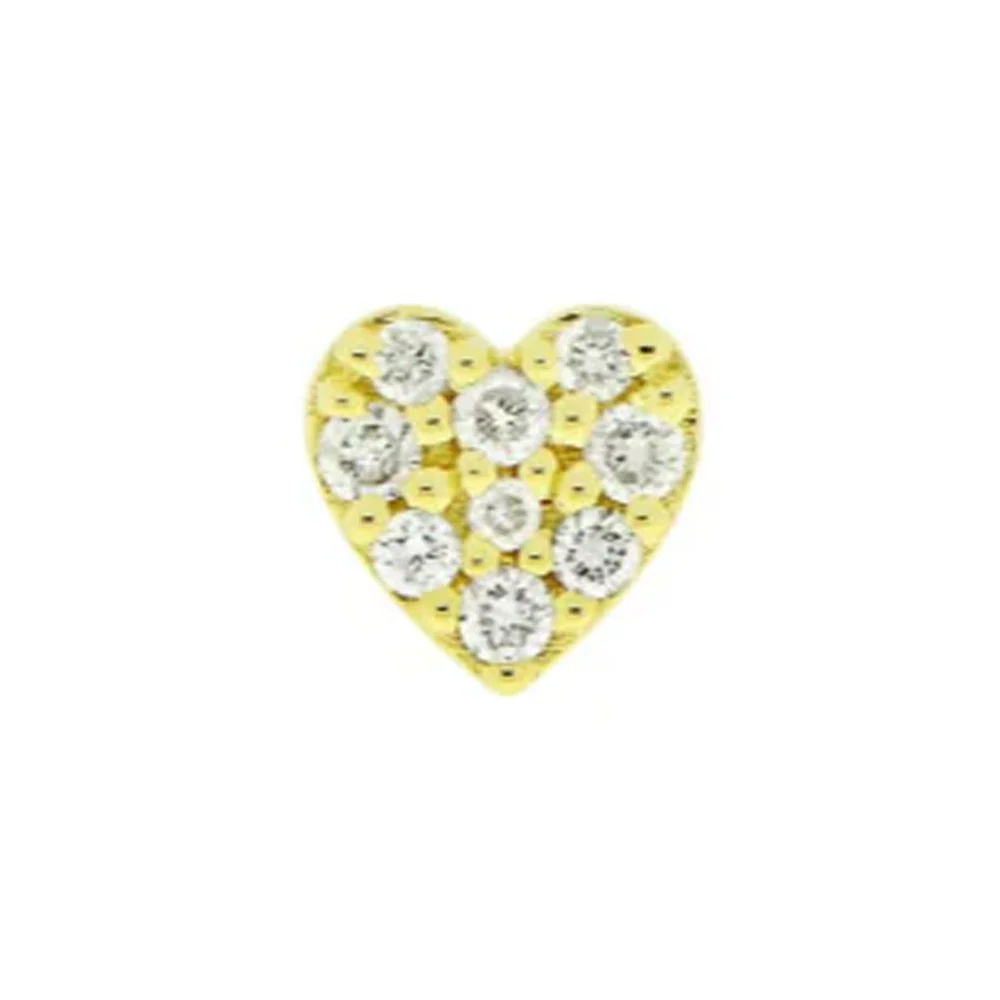 threadless: "Audrey" End in Gold with Diamonds - Image 5