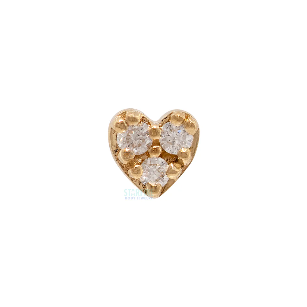 threadless: "Audrey" End in Gold with Diamonds - Image 9