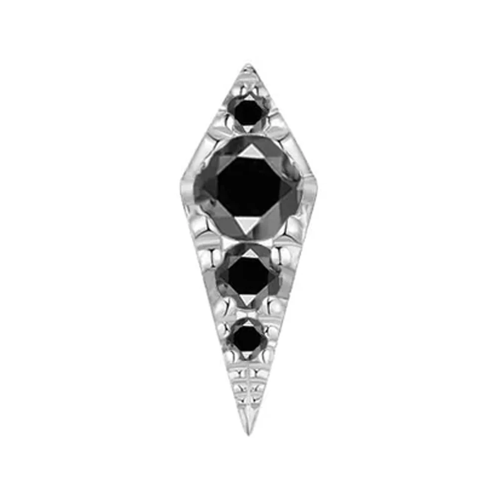 threadless: "Blade" End in Gold with Diamonds - Image 6