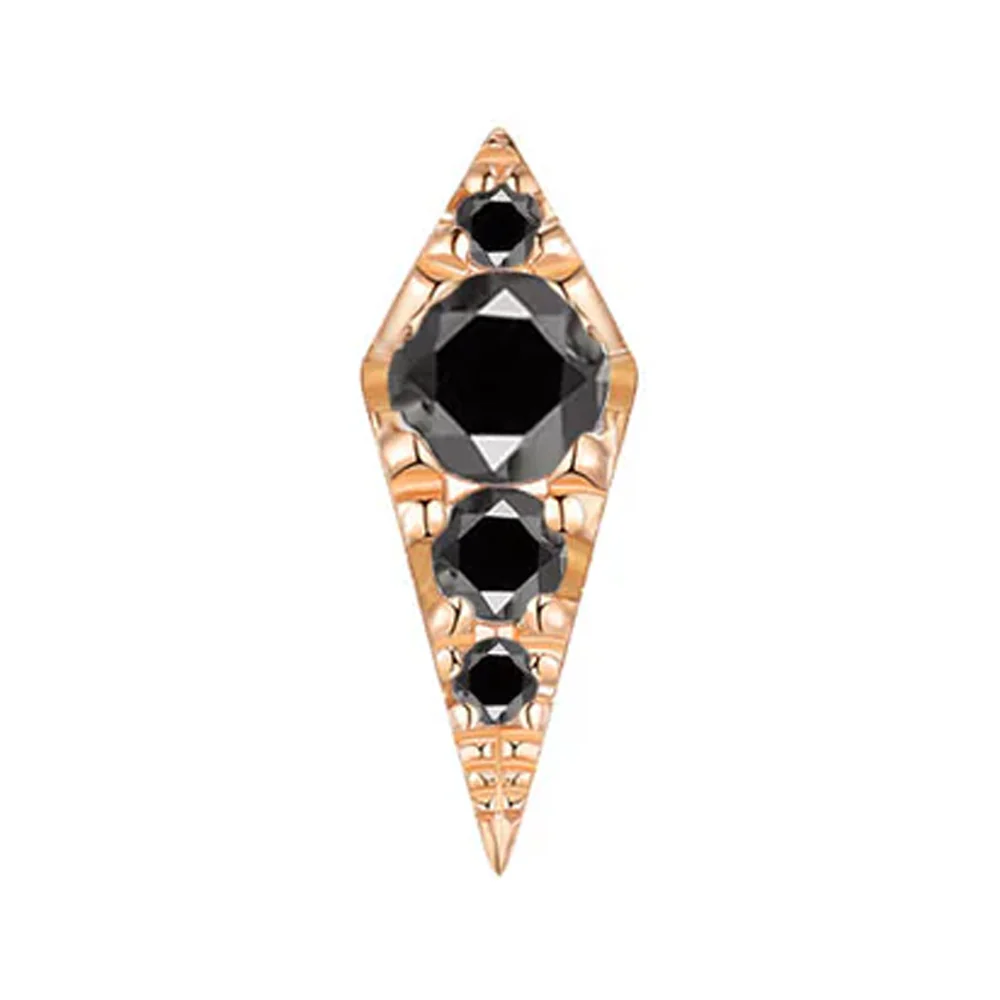 threadless: "Blade" End in Gold with Diamonds - Image 7
