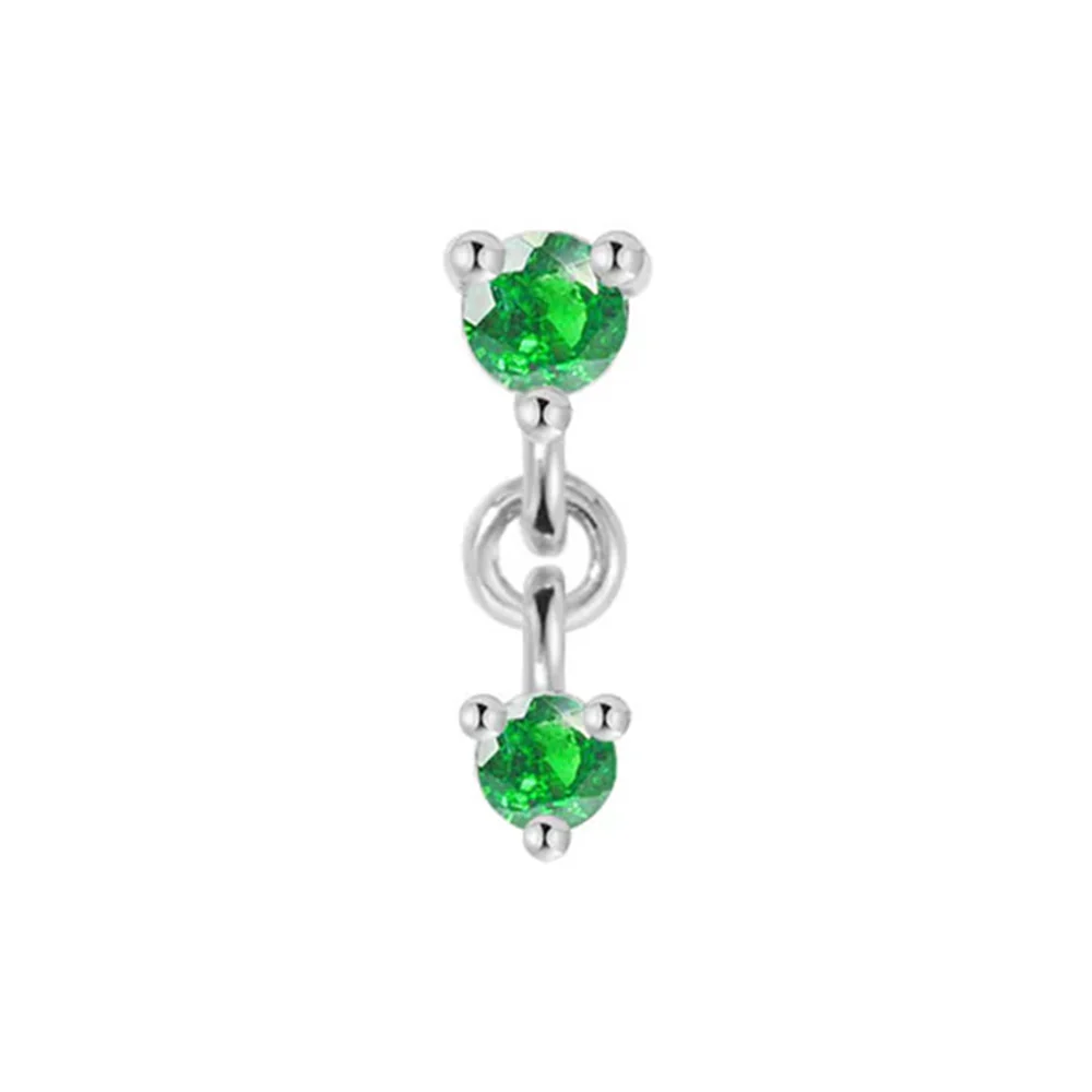 threadless: "Cascade 2" Chain End in Gold with Genuine Gemstones - Image 6