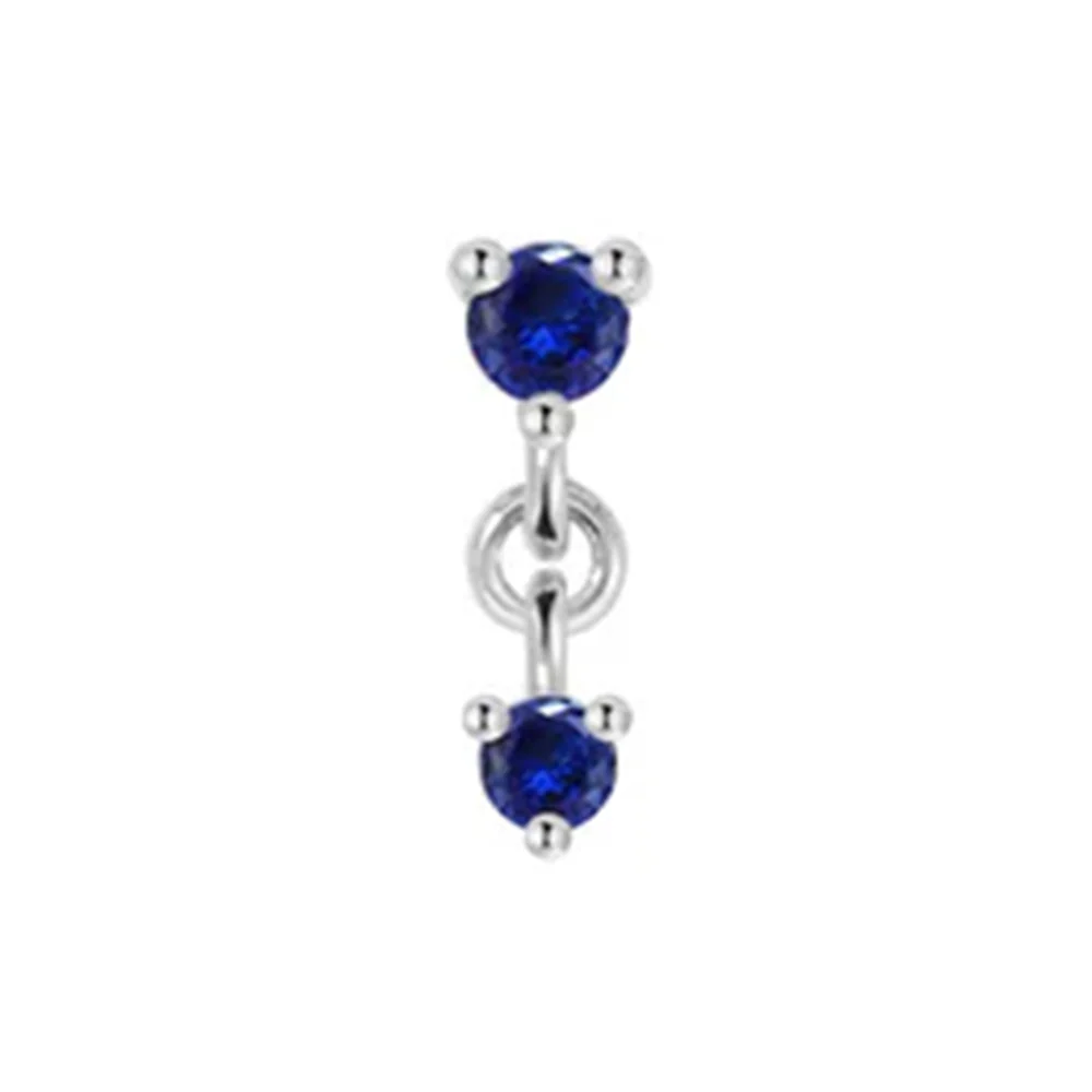threadless: "Cascade 2" Chain End in Gold with Genuine Gemstones - Image 9