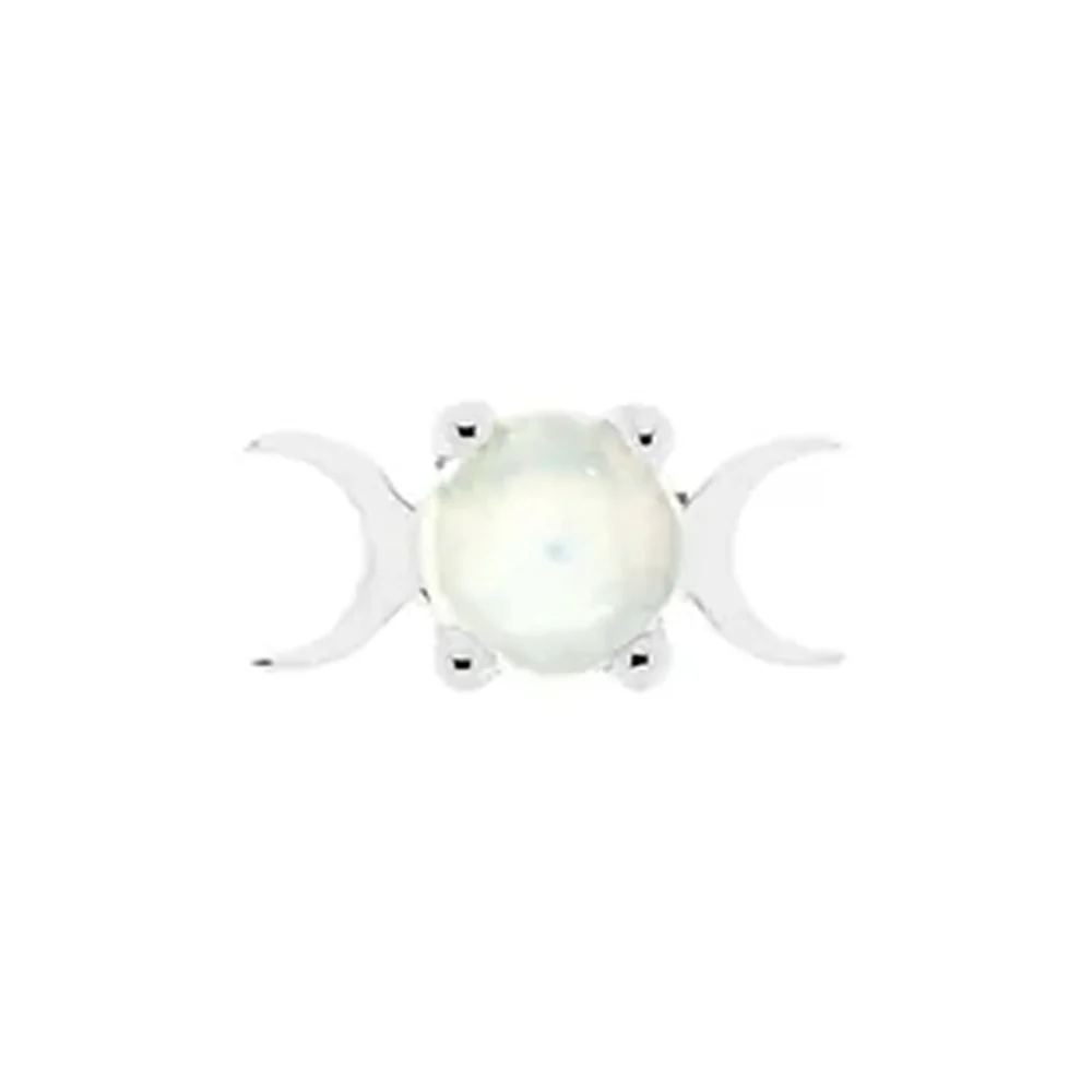threadless: "Celeste" End in Gold with Genuine Gemstones - Image 4