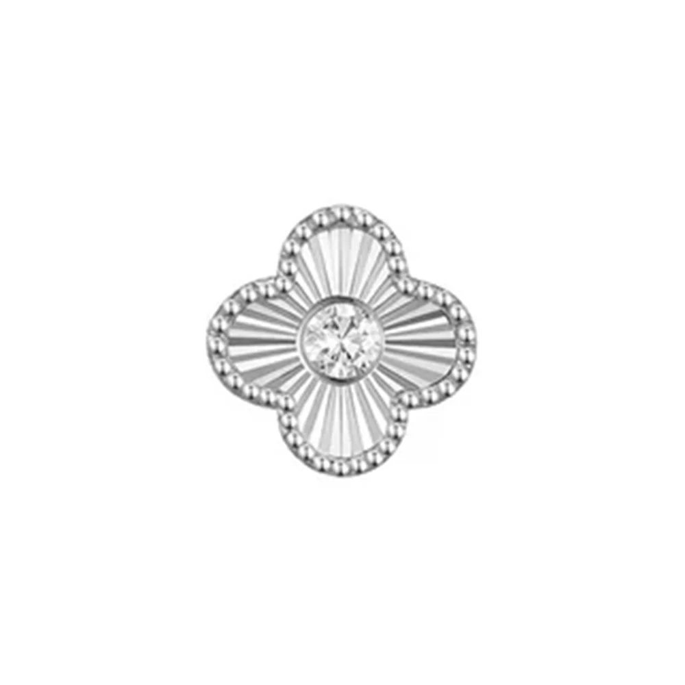 threadless: Clover Ray End in Gold with Diamond - Image 4