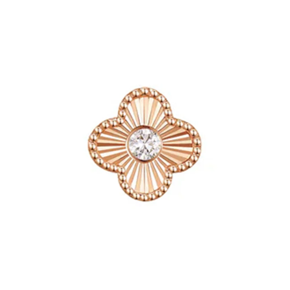 threadless: Clover Ray End in Gold with Diamond - Image 5