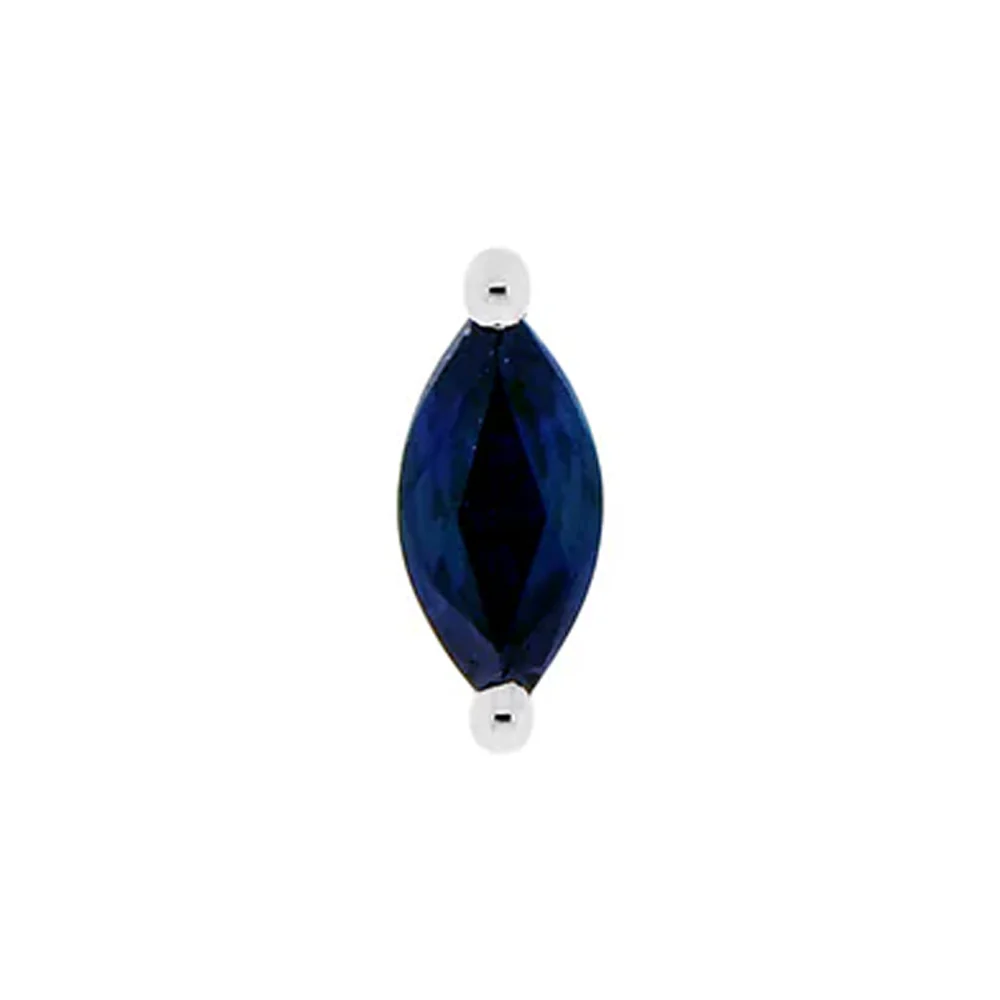 threadless: "Ella" End in Gold with Genuine Gemstones - Image 6