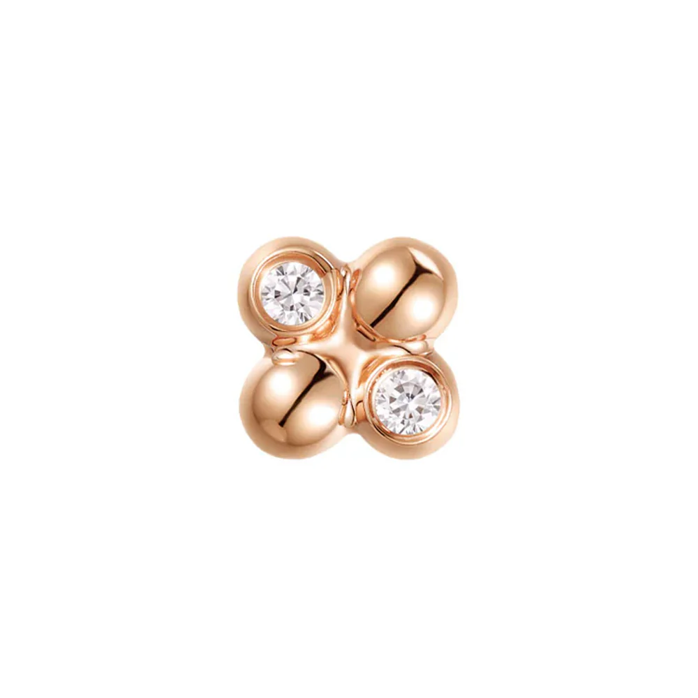 threadless: "Ezra 4 Square" End in Gold with Diamonds - Image 6