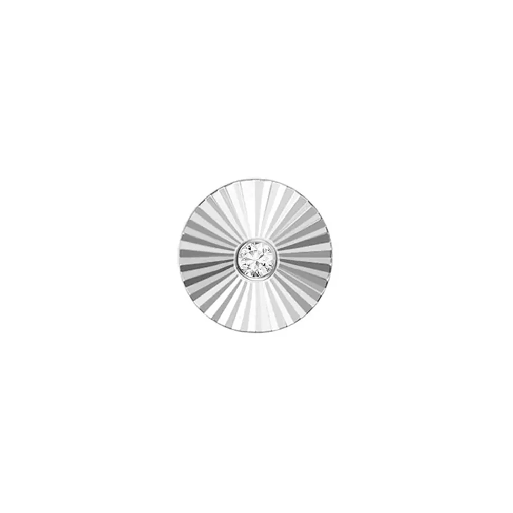 threadless: Round "Sloan" End in Gold with Diamond - Image 5