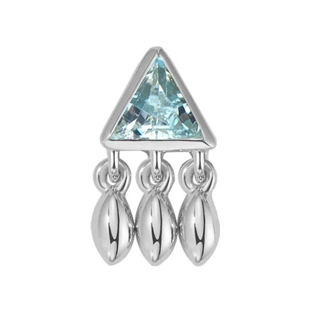 threadless: "Tessa" End in Gold with Colored Genuine Gemstones - Image 12
