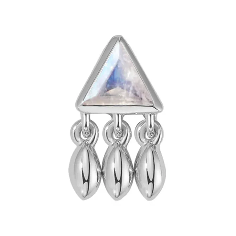 threadless: "Tessa" End in Gold with Colored Genuine Gemstones - Image 6
