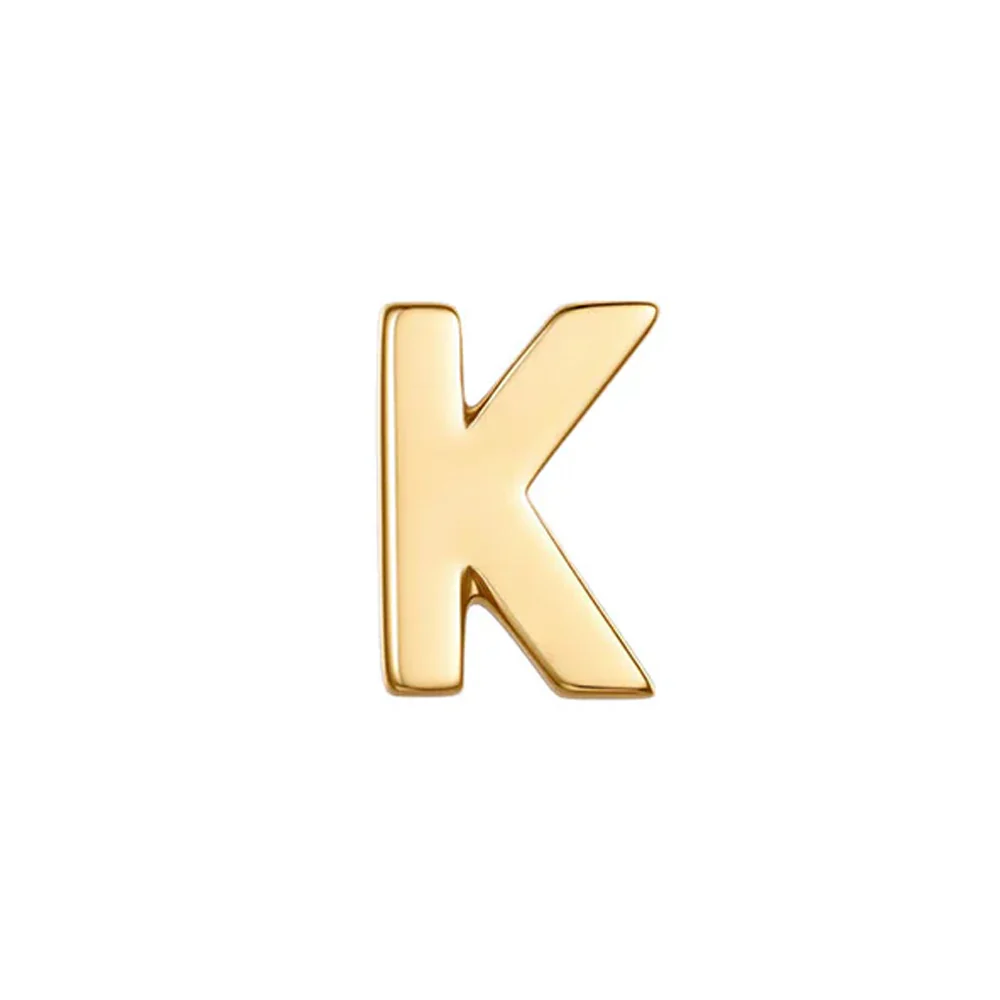 threadless: Uppercase Initial End in Gold - Image 5