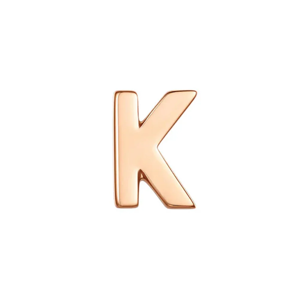 threadless: Uppercase Initial End in Gold - Image 7