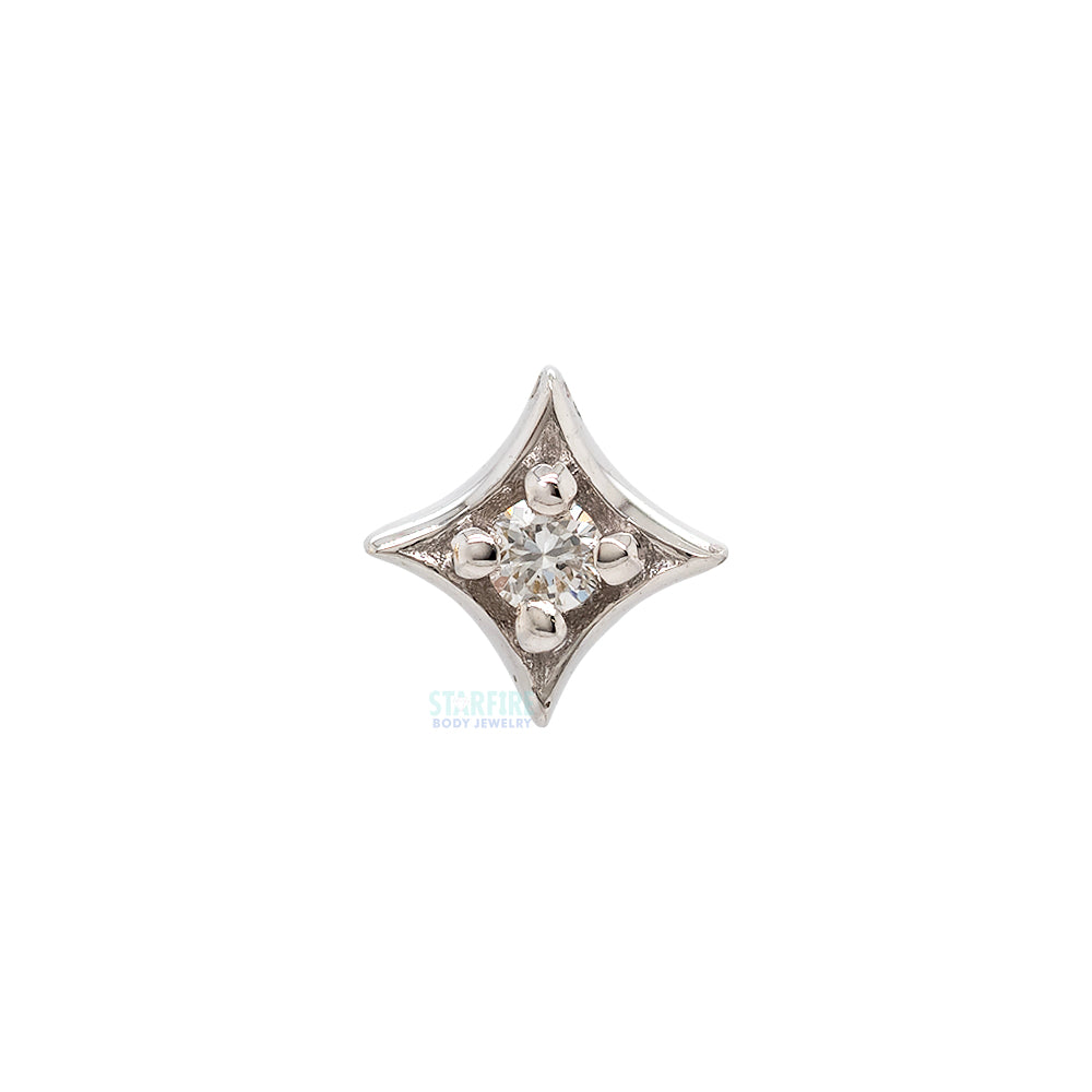 threadless: "Zara" End in Gold with Genuine Gemstones - Image 4