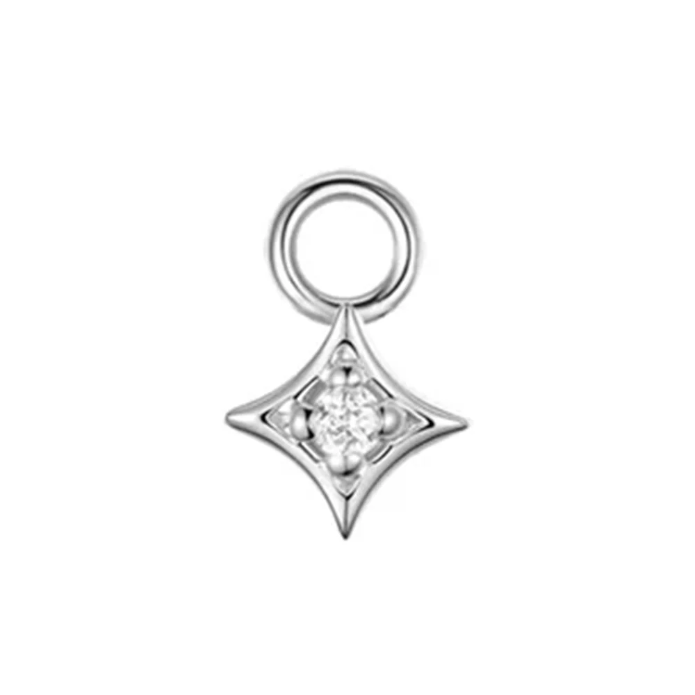 "Zara" Charm in Gold with Diamond - Image 3