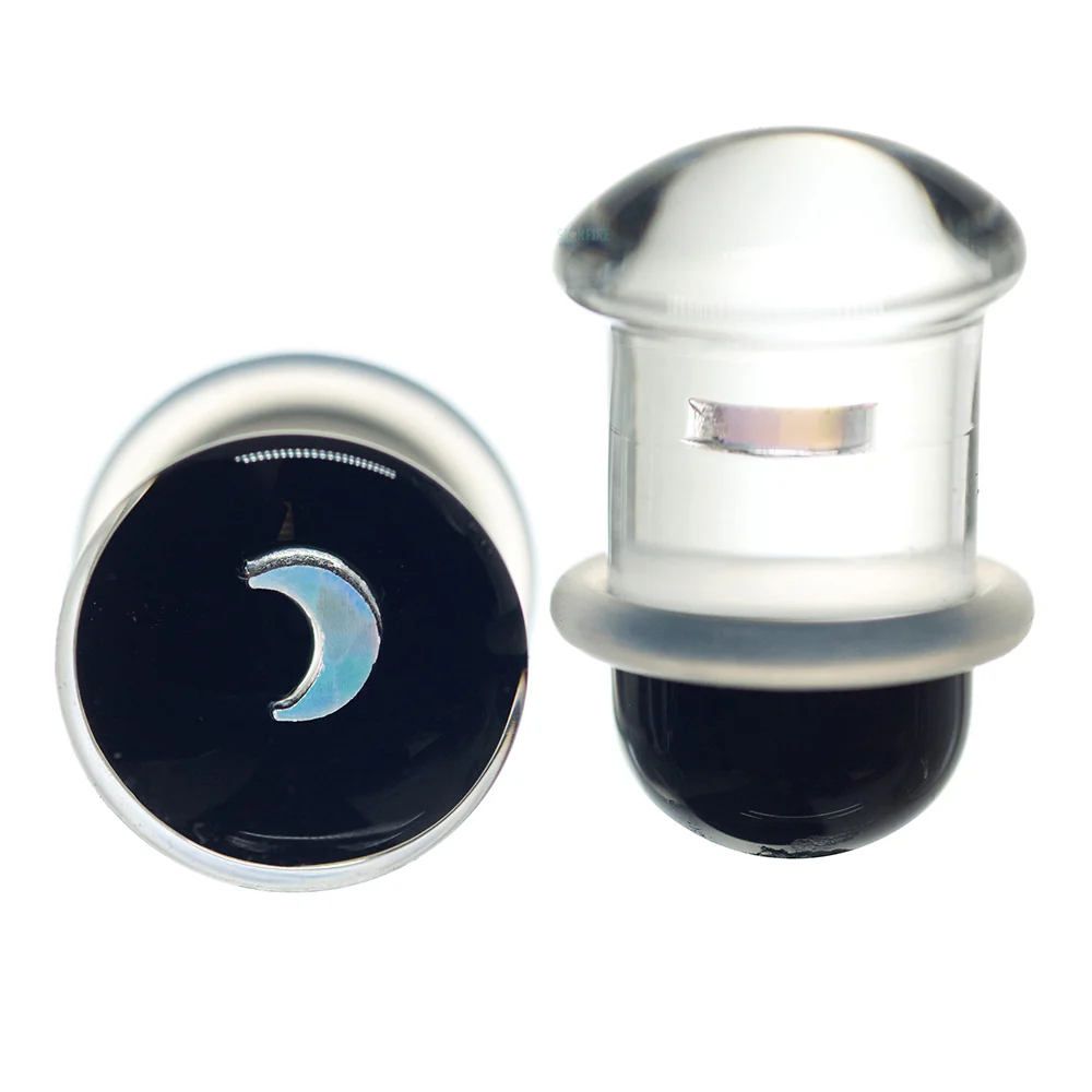 Moon Opal in Glass Plugs - Image 2