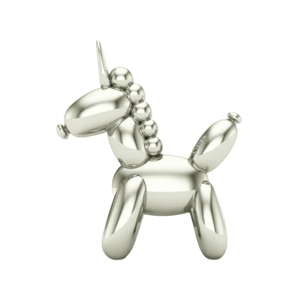 Balloon Unicorn Threaded End in Gold - Image 4