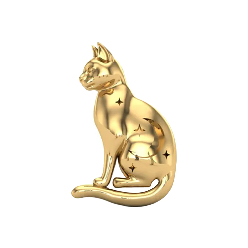 Lunar Cat Threaded End in Gold - Image 2