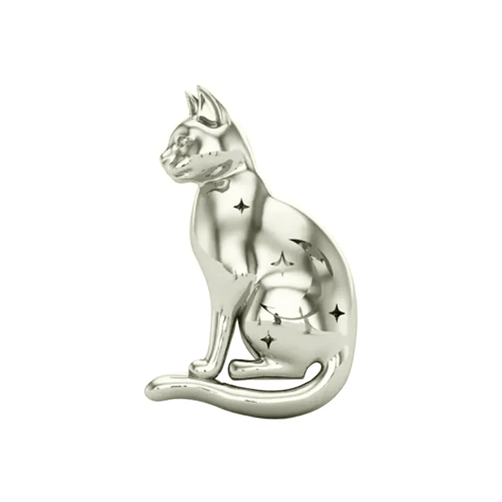 Lunar Cat Threaded End in Gold - Image 3