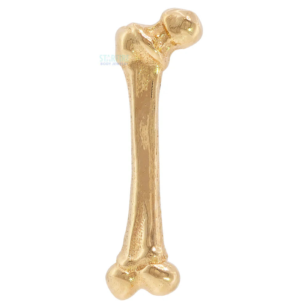 threadless: 3D Bone End in Gold - Image 3